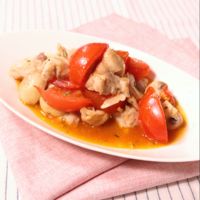 鶏肉のローズマリートマト焼き