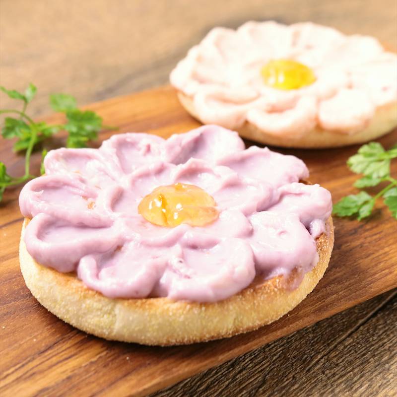 三種のジャムで お花のウェーブトースト 作り方 レシピ クラシル