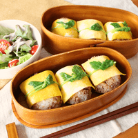 そぼろ入り卵焼きおにぎり