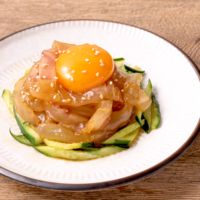 お手軽タイのピリ辛ユッケ