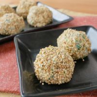 ほうれん草のチーズボール