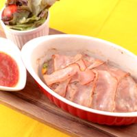 簡単 ベーコン包みミートローフ