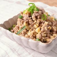 食感が楽しい たけのこ入り肉味噌