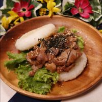 フライパンで簡単!和風ライスバーガー
