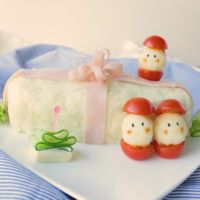 サンタさんからのプレゼント ミートローフマッシュポテト包み