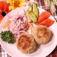 ヘルシーかさ増し!もやしおからハンバーグ