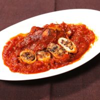 ヤリイカのトマト煮込み