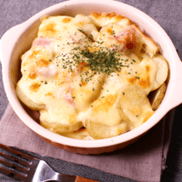 パパっとお一人様ランチ!新じゃがのチーズ焼き