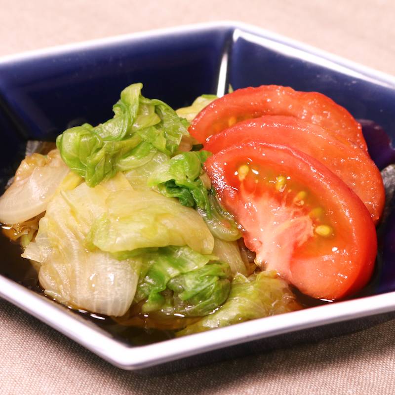 レタストマト レタスとトマトのおひたし 作り方・レシピ | クラシル