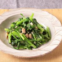 電子レンジで簡単 空芯菜のツナ和え