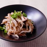 レンジで簡単 ごぼうとキノコのピリ辛マリネ
