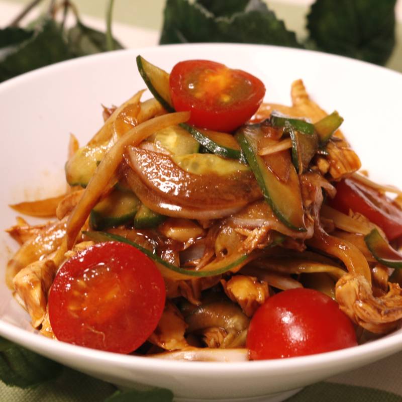 レモンだれでさっぱり 梅ささみの冷やし中華 作り方 レシピ クラシル