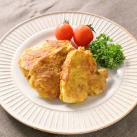 柔らかポークピカタ カレー風味