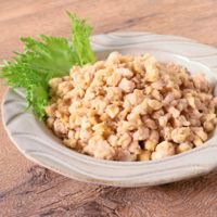 油揚げでかさ増し めんつゆ鶏そぼろ