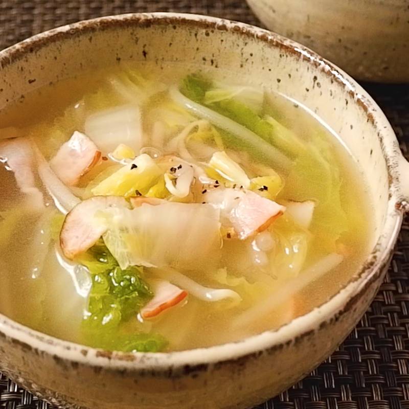 低炭水化物野菜スープのレシピ