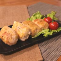 コスパおつまみ!豆腐の肉巻き