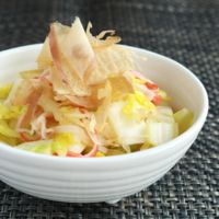 レンジで白菜のおひたし