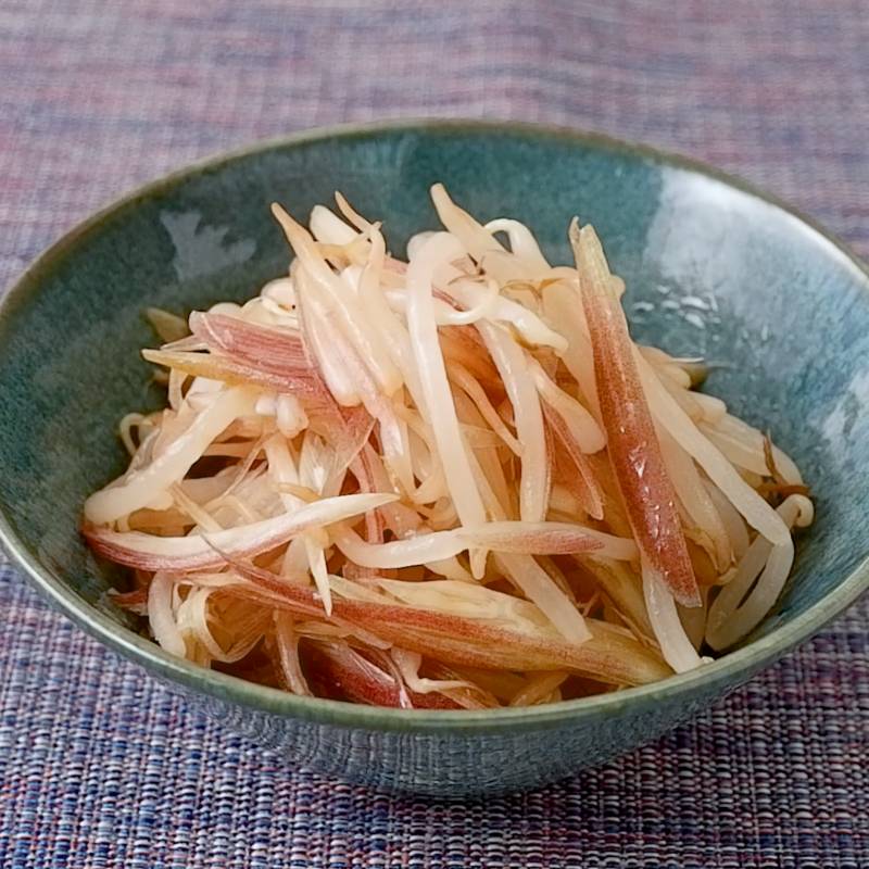 もやしとみょうがのポン酢和え 作り方 レシピ クラシル