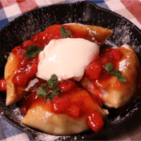 朝食はカフェ風にベーグルフレンチトースト