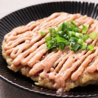 フライパンで 明太マヨつくね