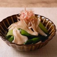 小松菜とまいたけの煮浸し