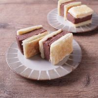 フライパンで簡単に 生チョコサンド