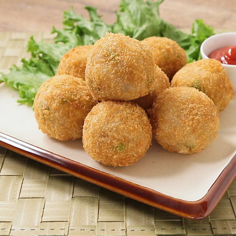 里芋と枝豆のころころチーズコロッケ 作り方 レシピ クラシル