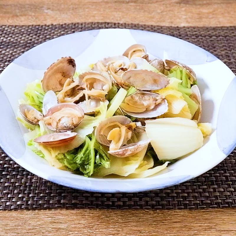 アサリと白菜の酒蒸し 作り方・レシピ | クラシル