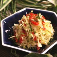 もりもり食べれる!キャベツのスパイシーコールスロー
