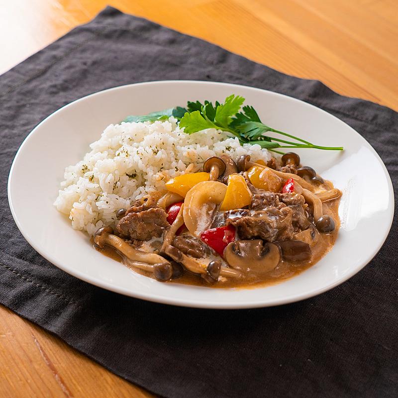 ビーフストロガノフのレシピ