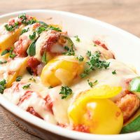 鶏ささみのイタリアン風チーズ焼き