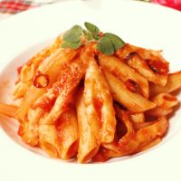 お勧め節約レシピ!ちくわとペンネのアラビアータ風