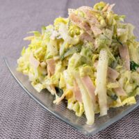 やみつき どっさり白菜のカレーマヨサラダ