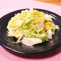 レタスとオレンジのさっぱり和え