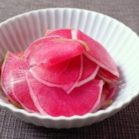 紅芯大根の甘酢漬け 作り方 レシピ クラシル