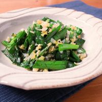 めんつゆで簡単 ニラの香草炒め