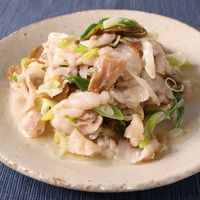 豚バラ肉とザーサイの簡単炒め