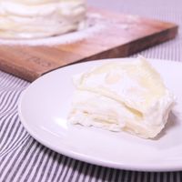 餃子の皮で作れる!簡単ミルクレープ