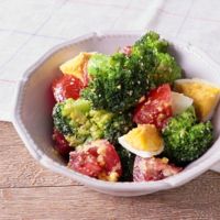 卵 ブロッコリー とうもろこし アスパラガス 玉ねぎ トマト とにかく