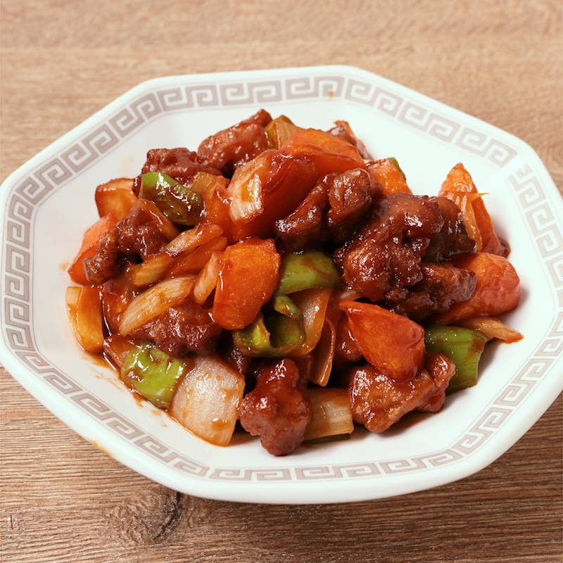 大豆ミートで酢豚風炒め 作り方 レシピ クラシル