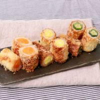 切ってかわいい ちくわのマヨパン粉焼き