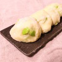 電子レンジでモチモチ 枝豆チーズ豆腐餅