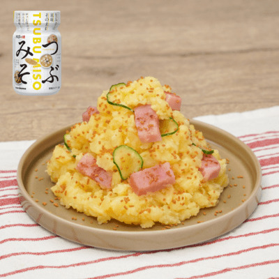 つぶみそで新食感！こんがりベーコンのポテトサラダ