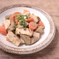 常備菜に 鶏むね肉と根菜のごま味噌和え