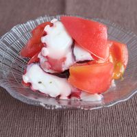 レモン香る 爽やかトマトとタコのマリネ