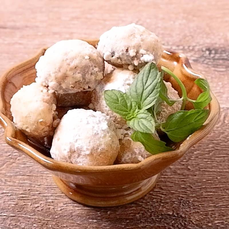 サクサク きな粉のスノーボール 作り方 レシピ クラシル