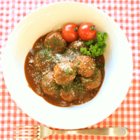 レンジでチン!ピーマンミートボール