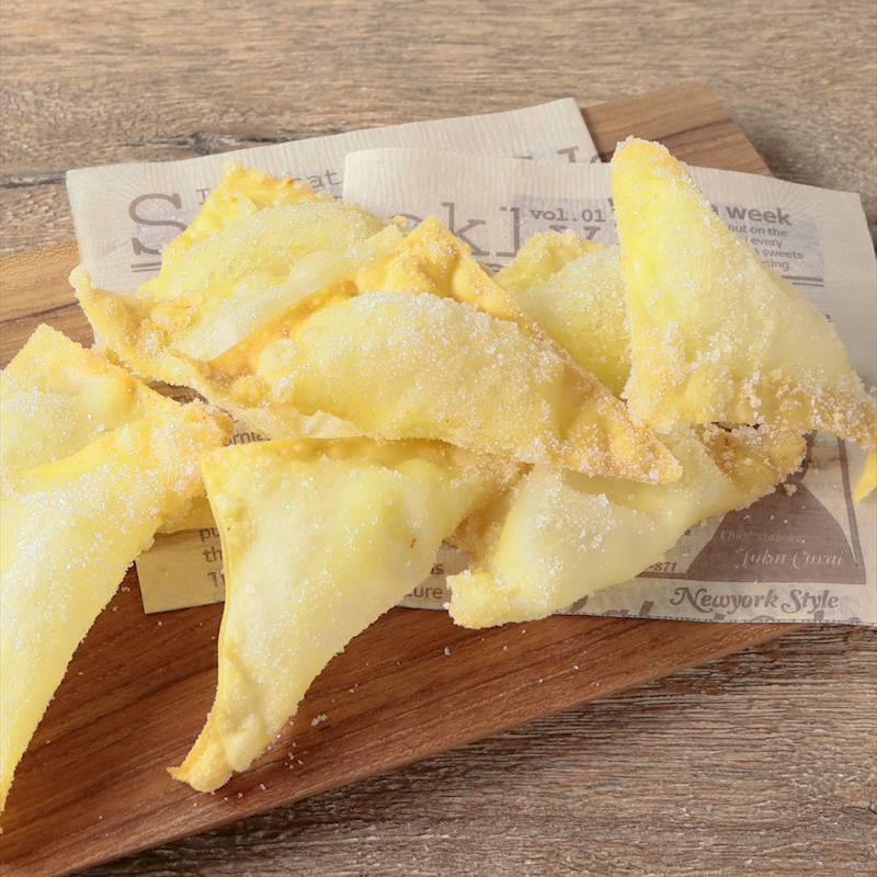 カニとクリームチーズワンタンのレシピ