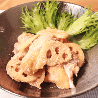 明太子とレンコンの鶏もも炒め