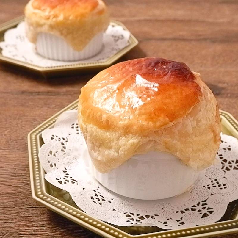 チキンクリームのポットパイ 作り方 レシピ クラシル